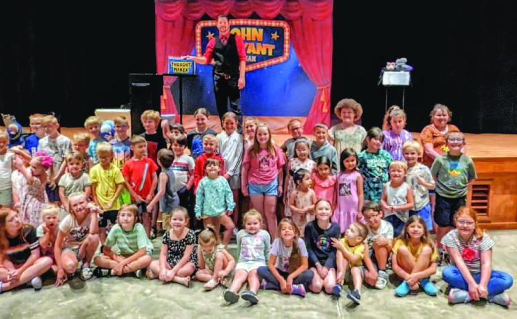 The Vidor Public Library welcomed guest John O’Bryant with his magic show on Wednesday, June 14, 2023. John entertained the children with magic, illusion, music, and hilarious comedy. He also included audience participation with some special magic tricks. The next Summer Reading will be on Wednesday, June 21, 2023, at the Vidor High School auditorium. The guest will be storyteller and puppeteer, Dru Woods. Courtesy Photo
