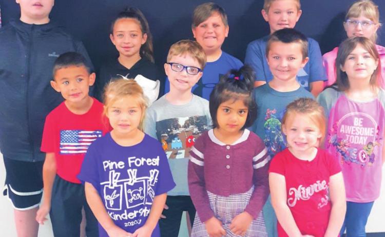 Pine Forest Elementary Students of the Month