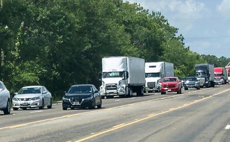 Accident in Louisiana caused major traffic backup