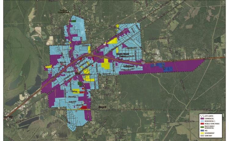 The proposed zoning map for the City of Vidor will be reviewed at two Vidor Planning and Zoning Commission public hearings set for Vidor City Hall on May 4. After the proposed plan is finalized, it will be presented to Vidor City Council for adoption and will go into effect immediately. Courtesy Photo