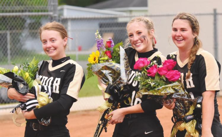 Senior night softball