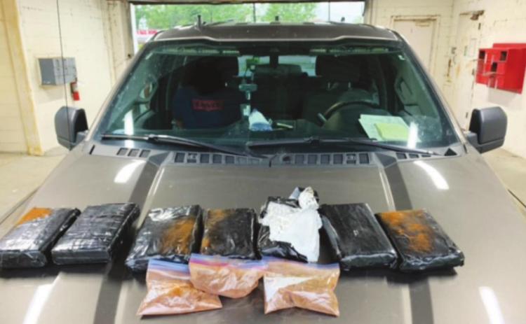 Narcotics discovered during traffic stop