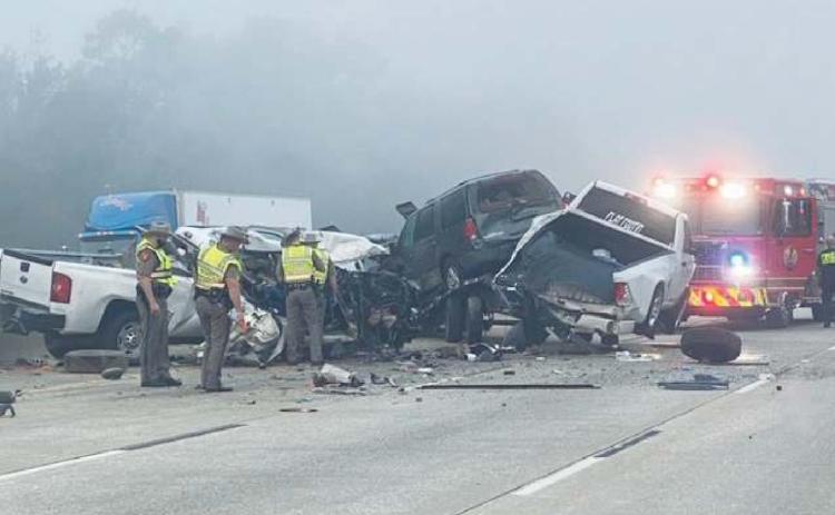 A 21-year old Louisiana man was killed Tuesday morning when the pickup he was riding in crashed into the rear of a car hauler trailer on westbound IH-10 near Doty Road. Preliminary investigation indicates the truck pulling the trailer had some type of mechanical difficulty and both were stopped in the inside lane when struck by the pickup.