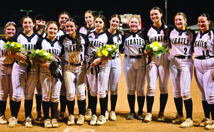 The Vidor Lady Pirates (6-5, 12-13) will travel to Lufkin High School this Friday, April 25, to meet the first place finisher in 4A Region III District 17, the Bullard Lady Panthers (10-0, 27-3) in a bi-district showdown. Friday will be a doubleheader with games at 5 p.m. and 7:30 p.m. Additional games will be on Saturday beginning at 11 a.m. if needed.