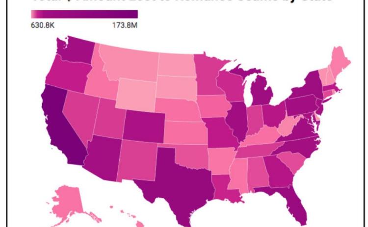 Nearly 100,000 Americans set to lose over $800 million to romance scams this year