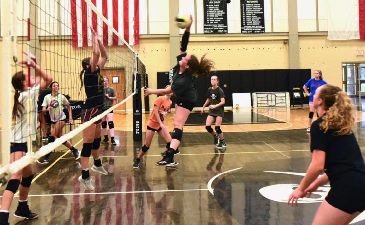 Lady Pirate volleyball camp underway under Sampere