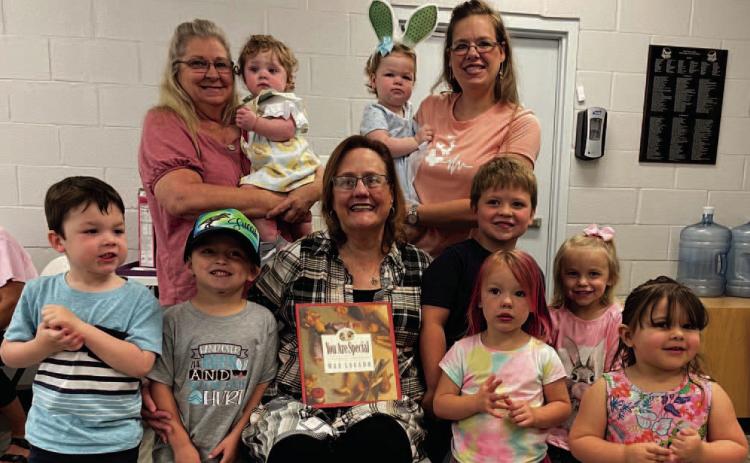 The Vidor Public Library held Itty Bitty Story Time on Tuesday, April 4, 2023. Guest Wanda Whitehead, Chaplain with Best Hospice Care of Texas read “You Are Special” by Max Lucado. The children made a bunny craft and enjoyed some treats. Courtesy Photo
