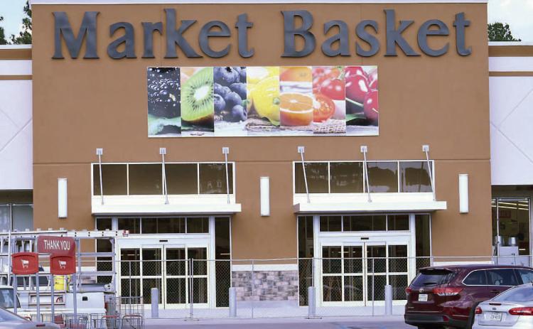 New entrances, signage and facade updated the appearance of Vidor's Market Basket and Crossroads Shopping Center. Workers were putting the finishing touches on the months long project this week. Archive Photo