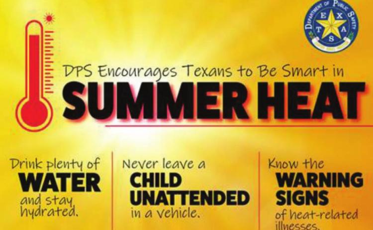 DPS encourages Texans to be smart in summer heat