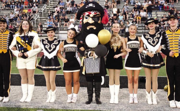 Representing Vidor’s Good Sportsmanship League at Friday’s LCM game were Julian Gomez, Madison Watson, Laikin Funderburke, Audrey Flores, Claudia Swain, Analiis Bertrand, Lani Biggs, Aubrey McDonald, and Taft Hartman.