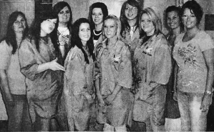 Eight of the VHS cosmetology students went to Houston to take their state boards for hair stylist license. They all passed both the written exam and the practical hands-on test. Congratulations to these girls: Melisa Belvin, Rikki Davis, Tiffany Earl, Jessika Johnson, Suzanne Manley, Kimberly Mattox, Mallorie McFarland, and Shashalea Smith. The girls are pictured with Career and Technology Cosmetology Teachers Callie Jordan (right) and Mary Myers (lleft). Archive Photo