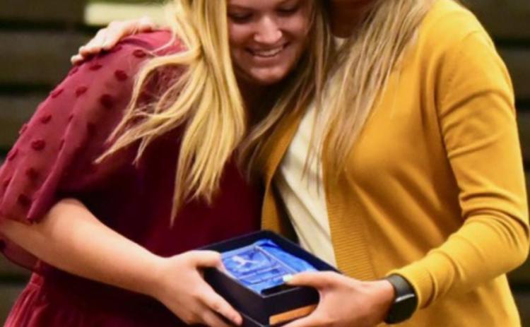 Allison Simmons-Softball Defensive Player of the year Photo by Randall Luker