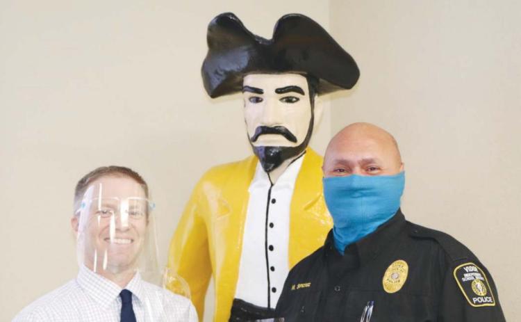 Vidor ISD Superintendent of Schools Dr. Jay Killgo named Mike Sanchez, VISD Chief of Police, as October Employee of the Month