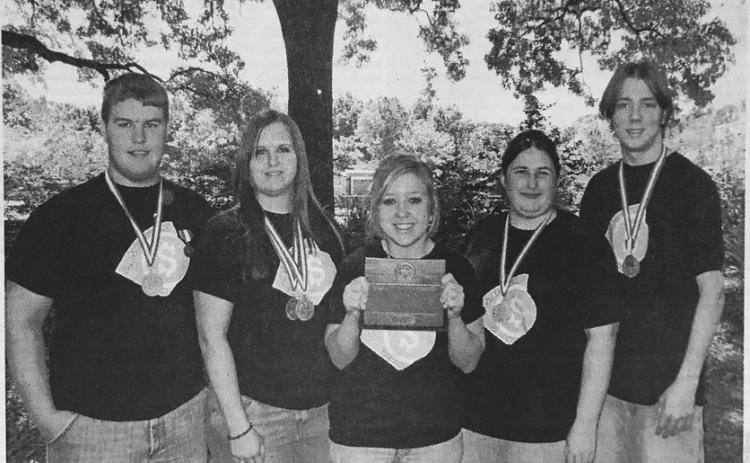 The VHS Accounting Team took the regional championship and will advance to State competition in May. Left to right are team members Wesley Reed, Jacqueline Lasyone, Brittany Davila, Stephanie Sanders, and Caleb Madden. Lasyone is team captain. Archive Photo