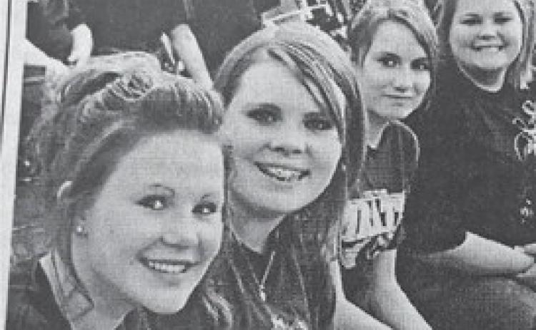 September 26, 2009: Brigadette Flag Girls for 2009-2010 are Jamie Dobbs, Rebecca Dowers, Ashleigh Mears, and Caitlynn Corley.