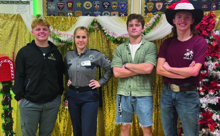 VHS grad presents TDCJ career opportunities to Correctional Services class
