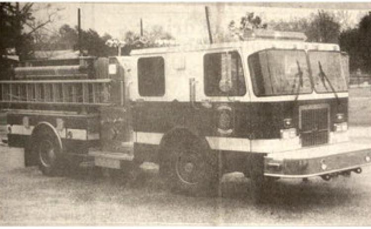 Pictured is the new truck Orange County Emergency Services District #1 will use as their primary fighting unit. The district is planning to give the public an opportunity to view the vehicles in the spring. Archive Photo