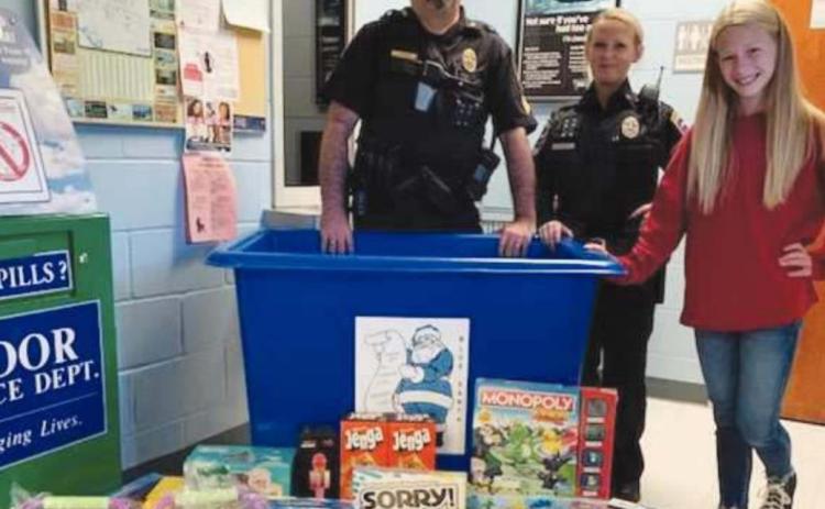 Blue Santa donation